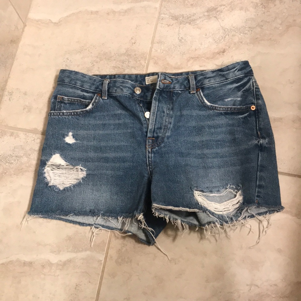 Topshop Moto Ashley denim shorts